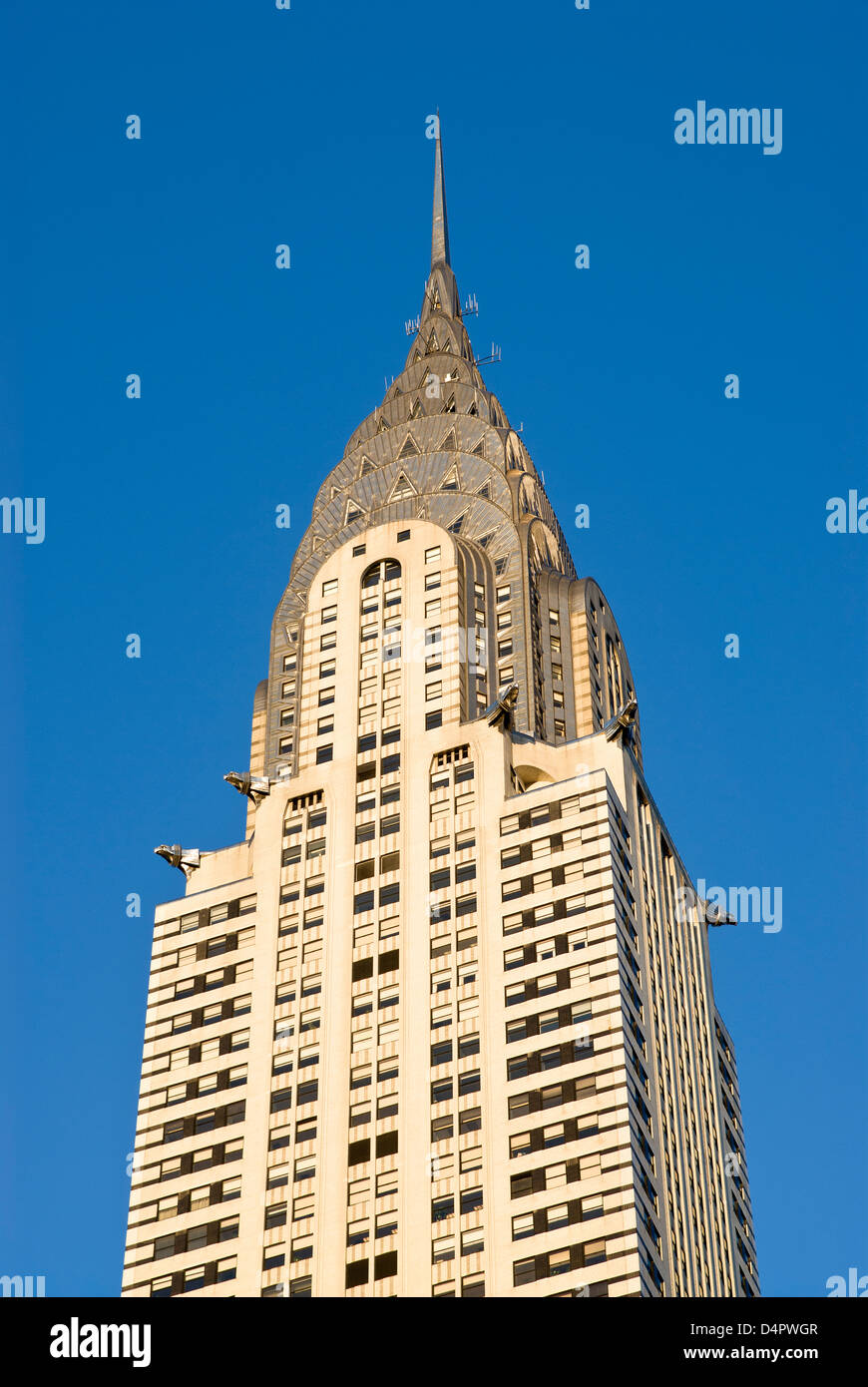 The Chrysler Building (1931), Art Deco masterpiece, New York City. Stock Photo