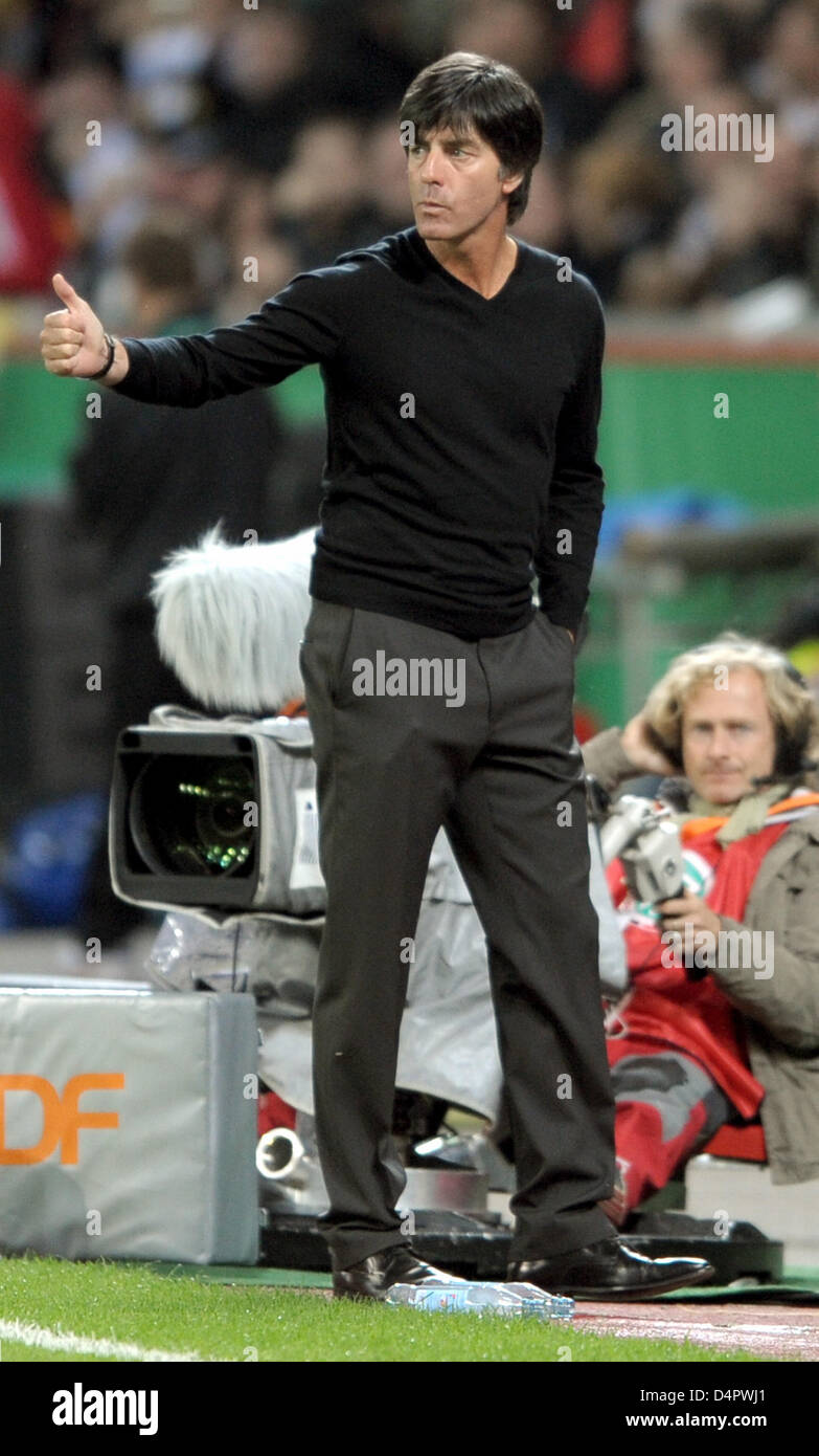 Germanys Head Coach Joachim Loew Gestures During The Friendly Match Germany V South Africa At