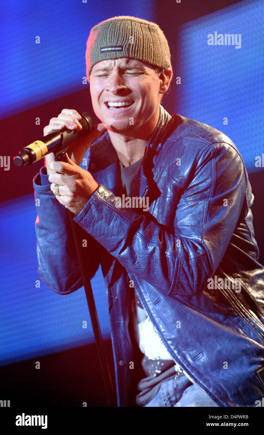 US pop band Backstreet Boys with Brian Littrell perform at the Stars