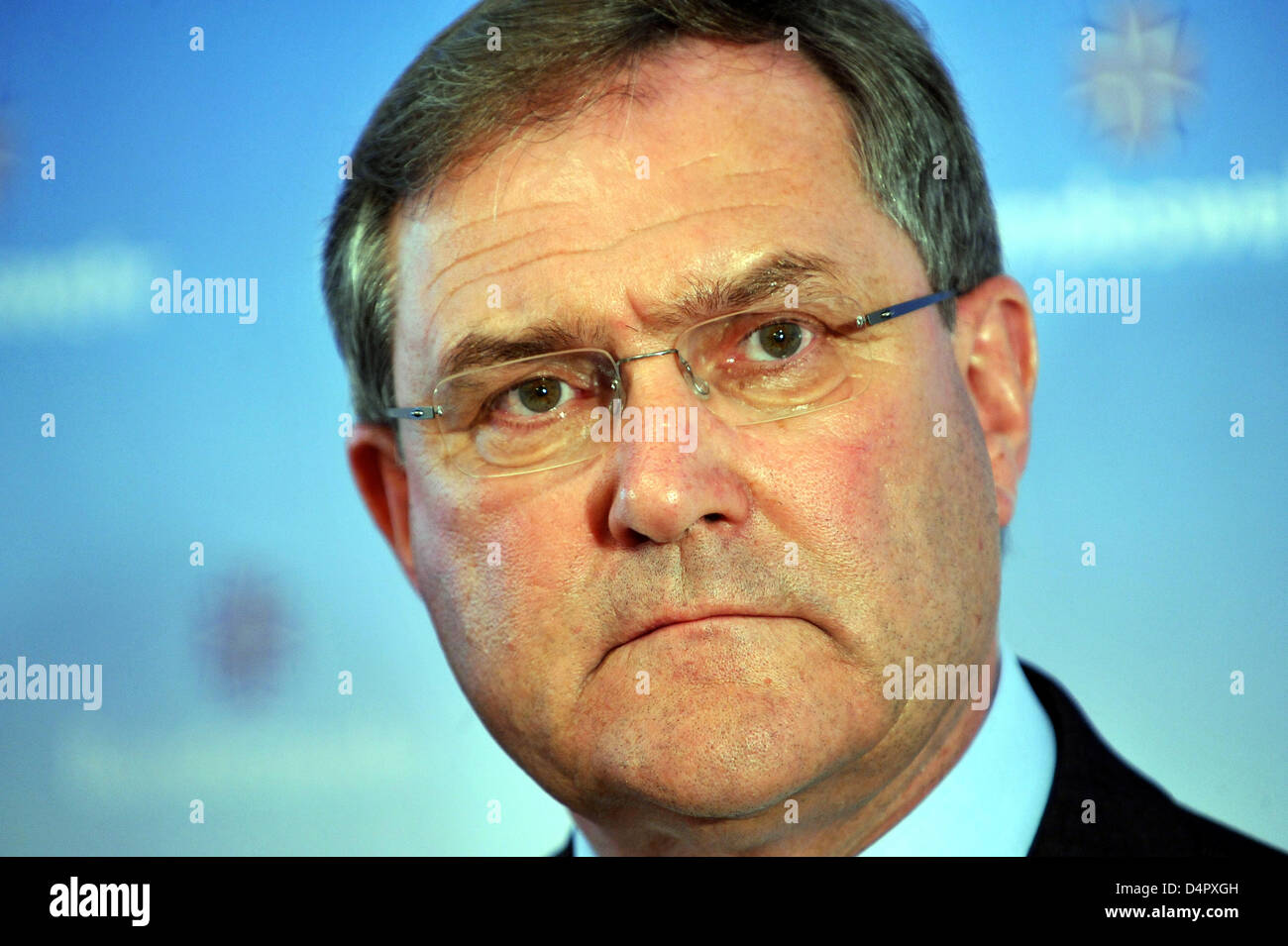 German Defence Minister Franz Josef Jung gives a press conference on