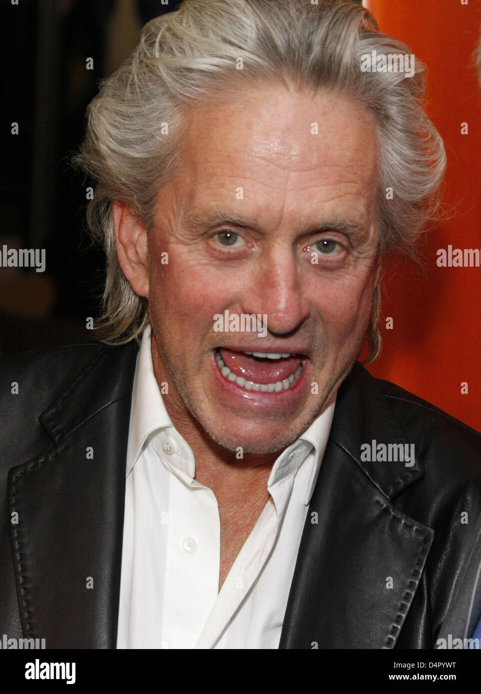 Actor Michael Douglas attends the premiere of the film ?Solitary Man ...