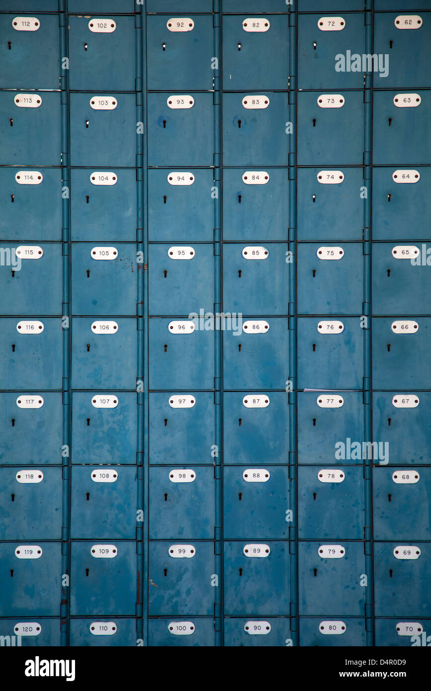 PO Boxes in Franschhoek Western Cape South Africa Stock Photo Alamy