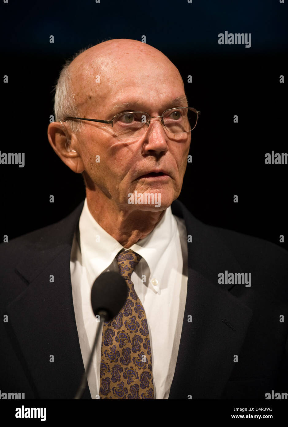 Glenn Lecture With Crew of Apollo 11 (200907190011HQ) Stock Photo