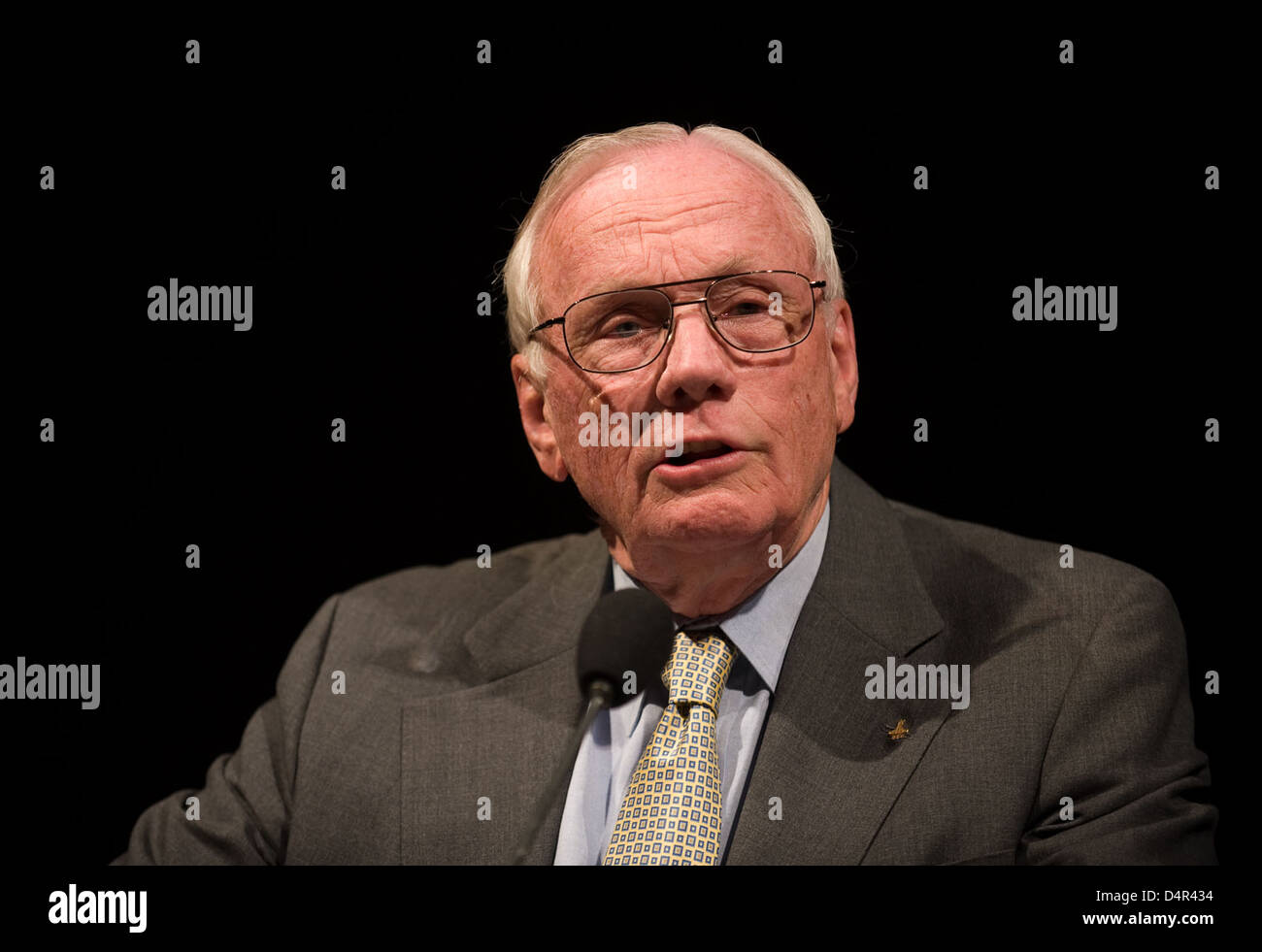 Glenn Lecture With Crew of Apollo 11 (200907190019HQ) Stock Photo