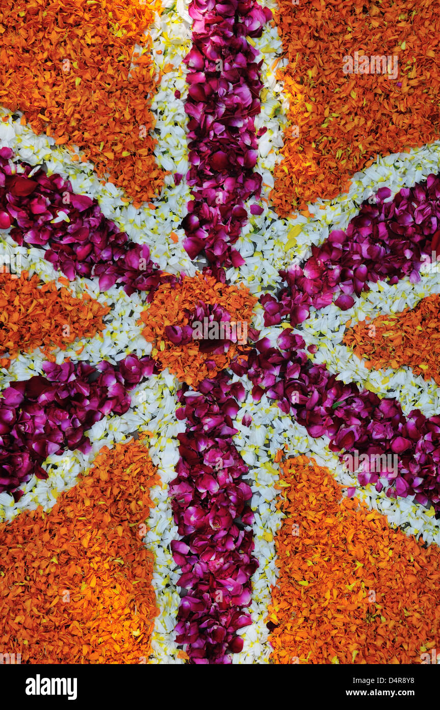Flower decoration on the floor hi-res stock photography and images ...