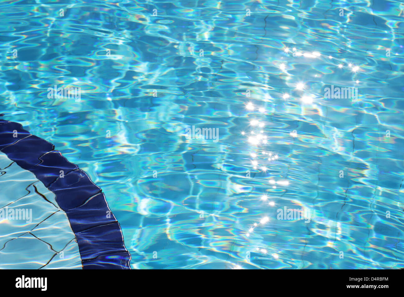 Sparkling swimming pool water Stock Photo Alamy