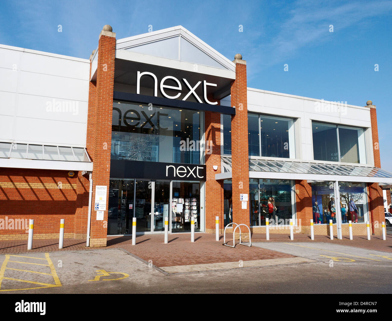 Next shop at Grand Junction retail Park in Crewe Cheshire UK Stock