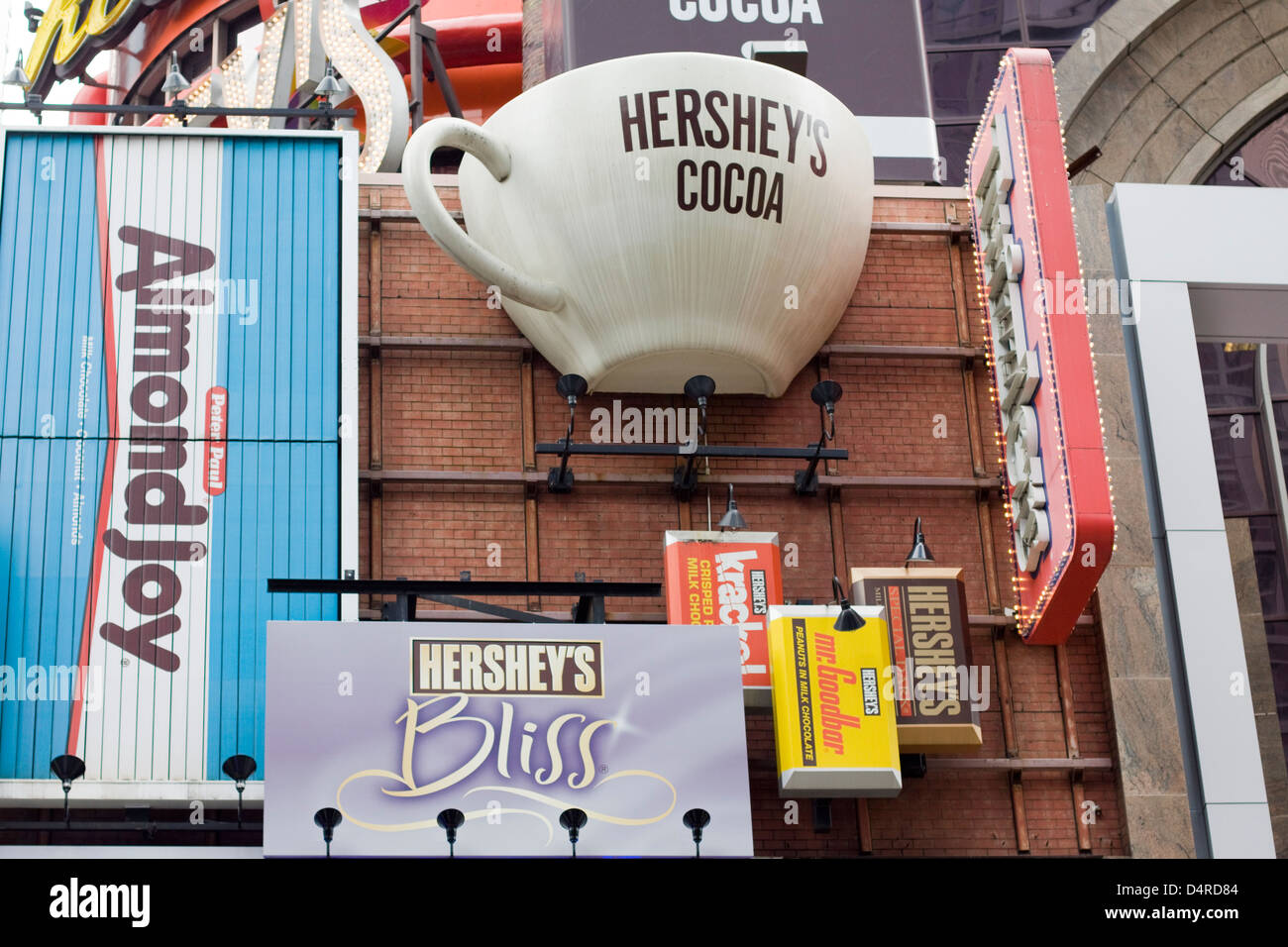 Candy shop in Times square New York City USA Stock Photo Alamy