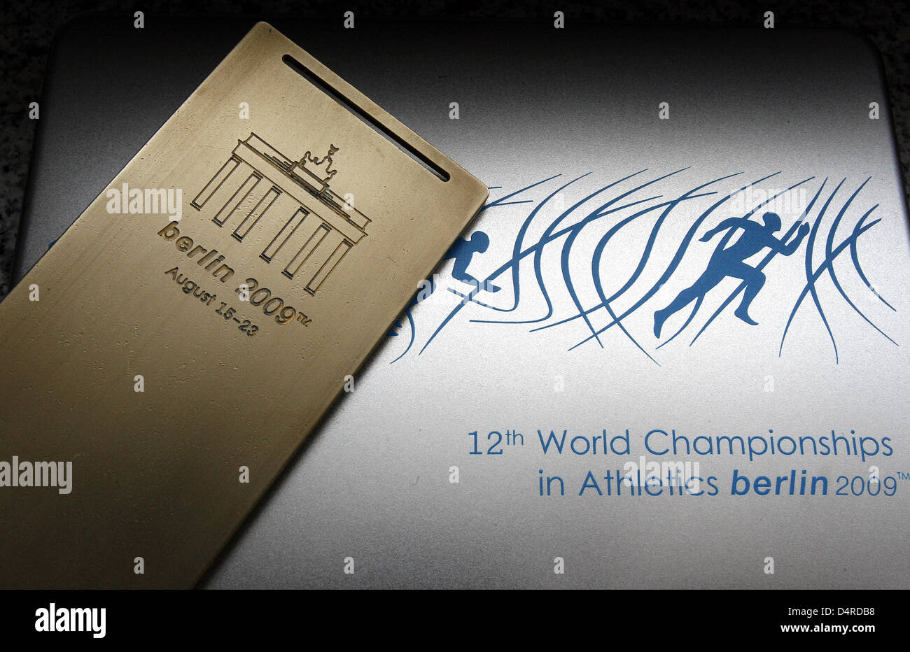 A medal for the IAAF World Championships in Athletics is ready for