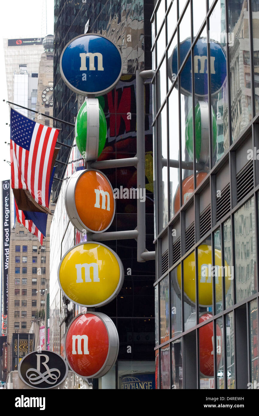 M&M Store worldwide USA Stock Photo