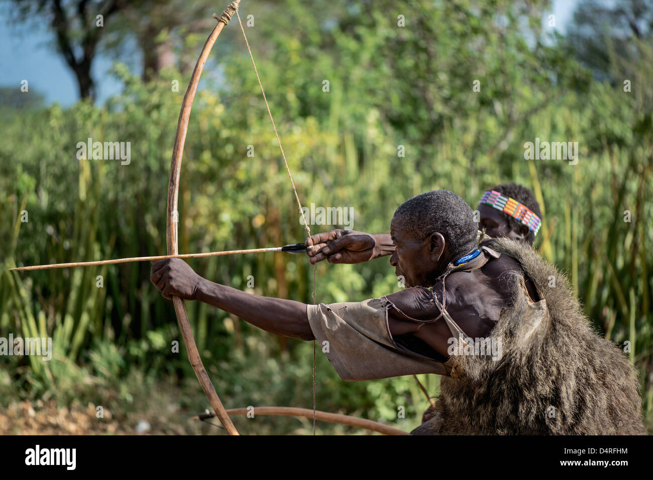 Tribal people hunting hi-res stock photography and images - Alamy