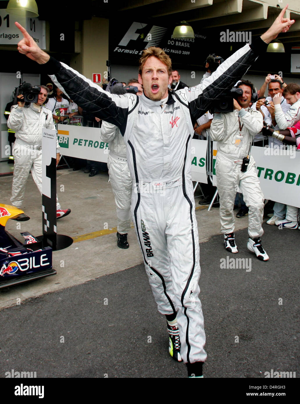 Jenson button world champion 2009 hi-res photography and images -