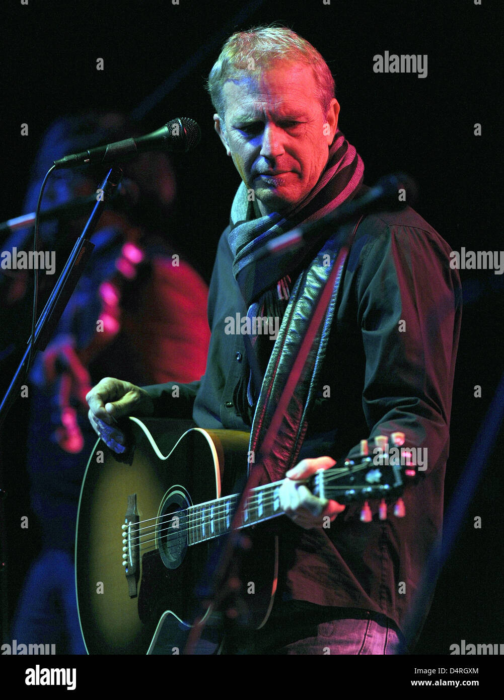 US Actor And Musician Kevin Costner Performs During A Concert With His ...