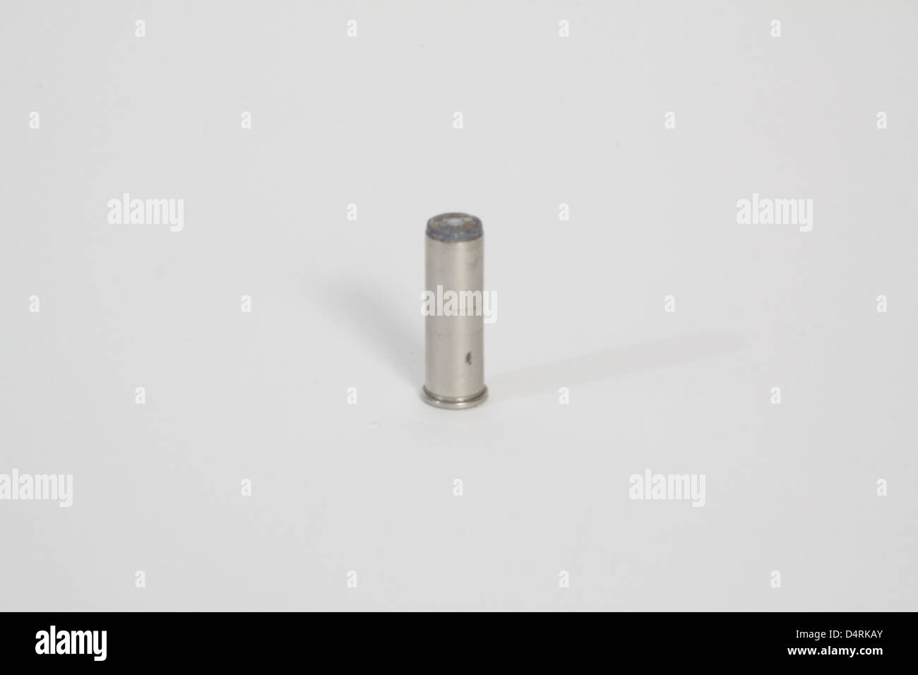 Wad-Cutter, a flat topped bullet used for target practice on paper targets Stock Photo