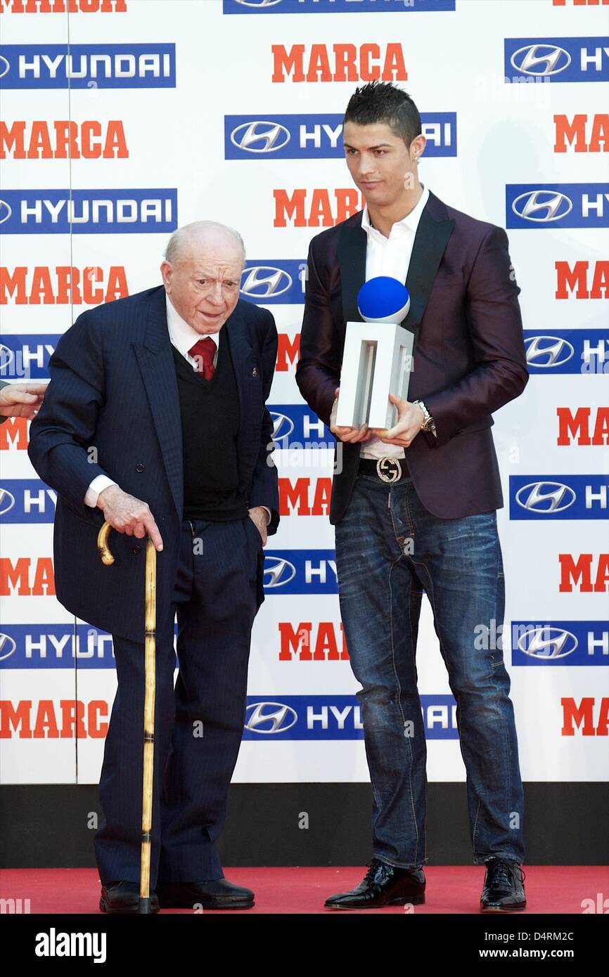 March 18, 2013 Madrid, Spain Alfredo Di Stefano and Cristiano
