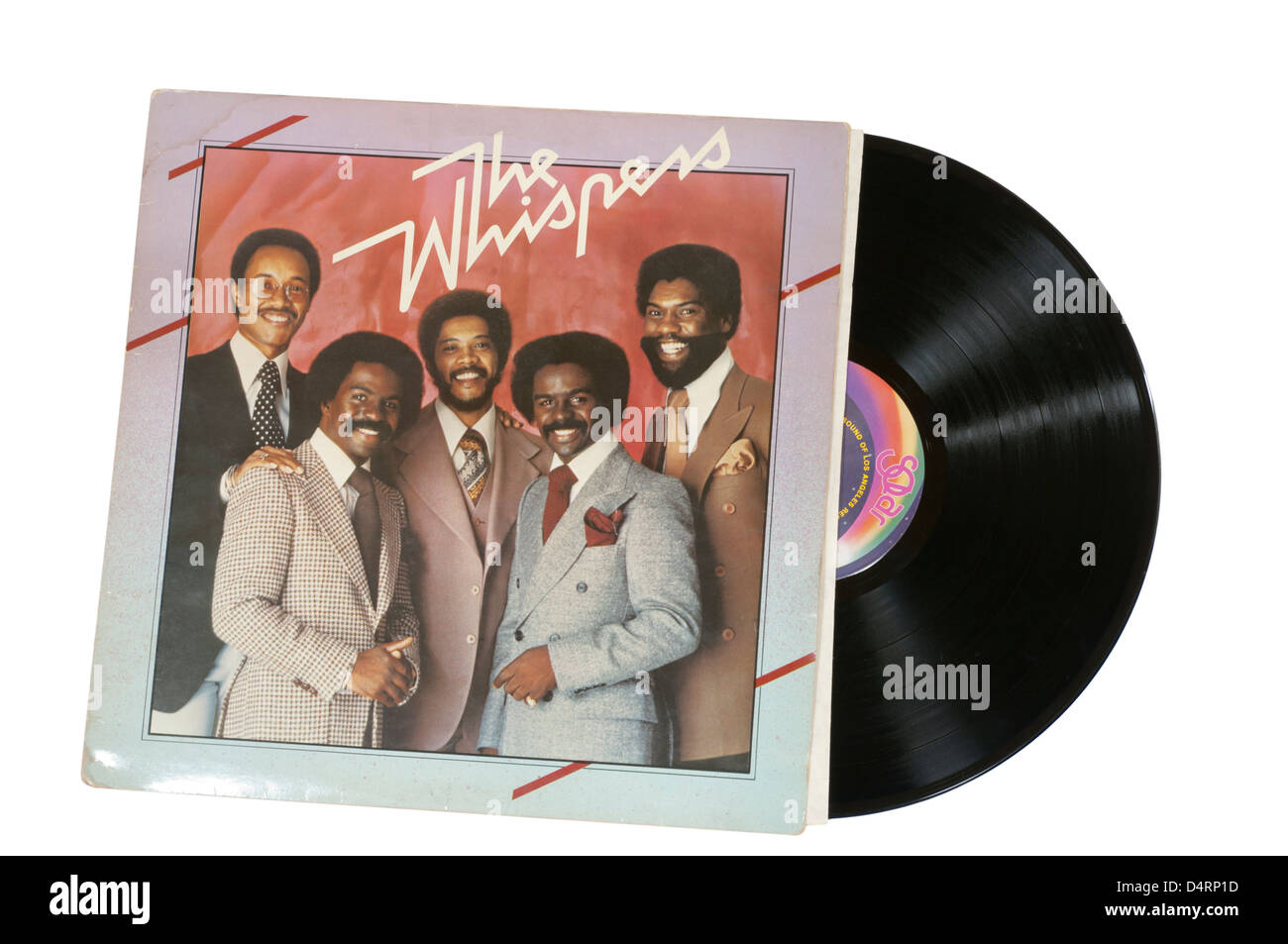 The Whispers Vinyl Record LP Stock Photo