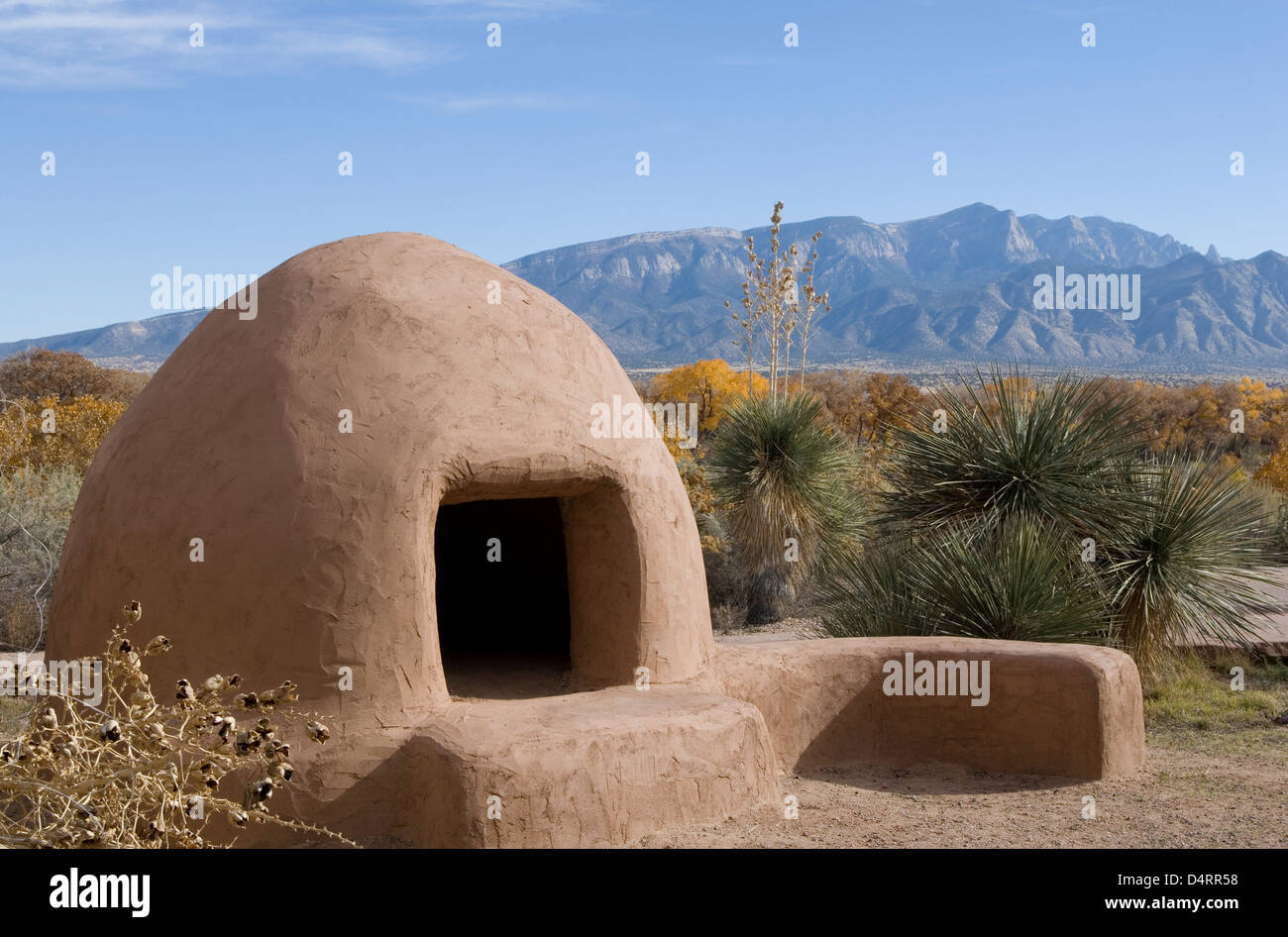New Mexico: Horno traditional oven Stock Photo