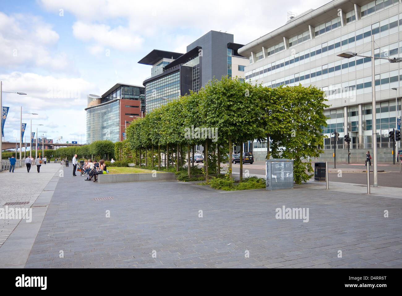 Lunch time International Financial Services District Glasgow's
