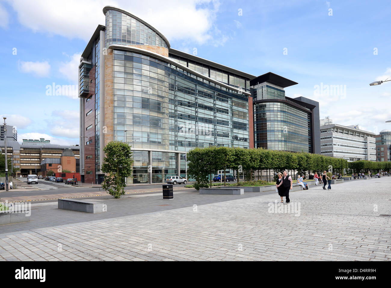 Lunch time International Financial Services District Glasgow's
