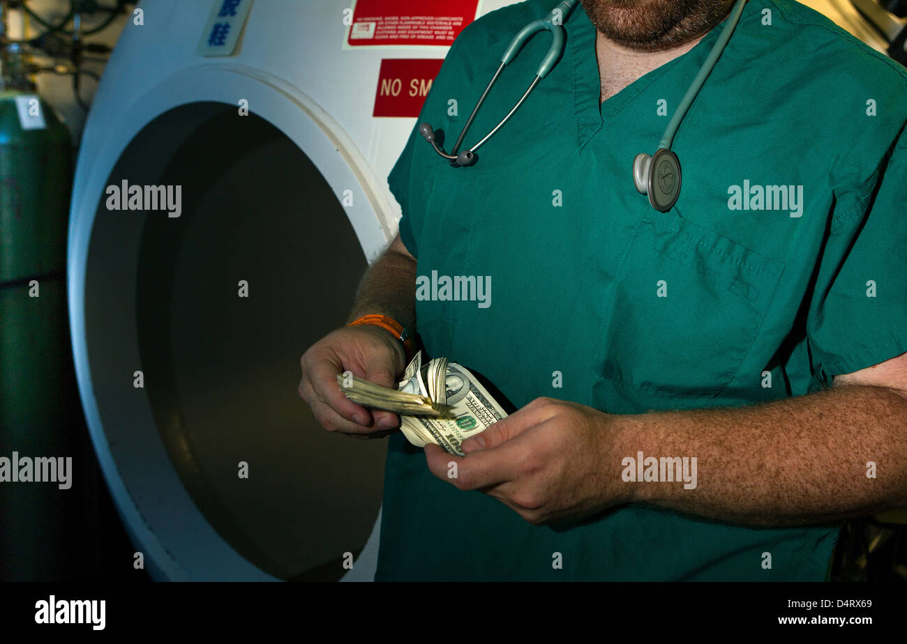 Medical graft or bribery Stock Photo Alamy