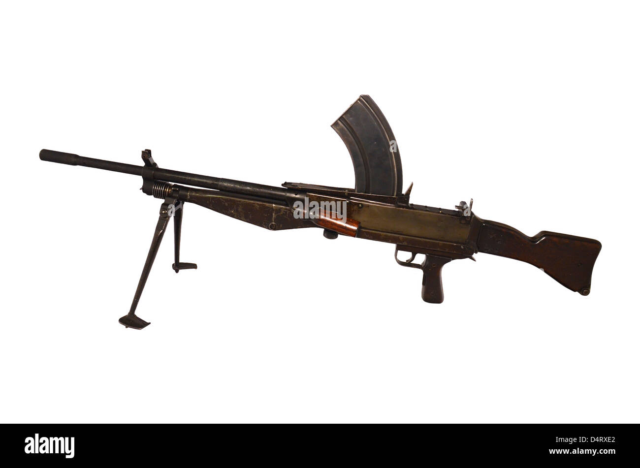 BESAL light machine gun, designed as a replacement for the Bren Gun Stock Photo Alamy