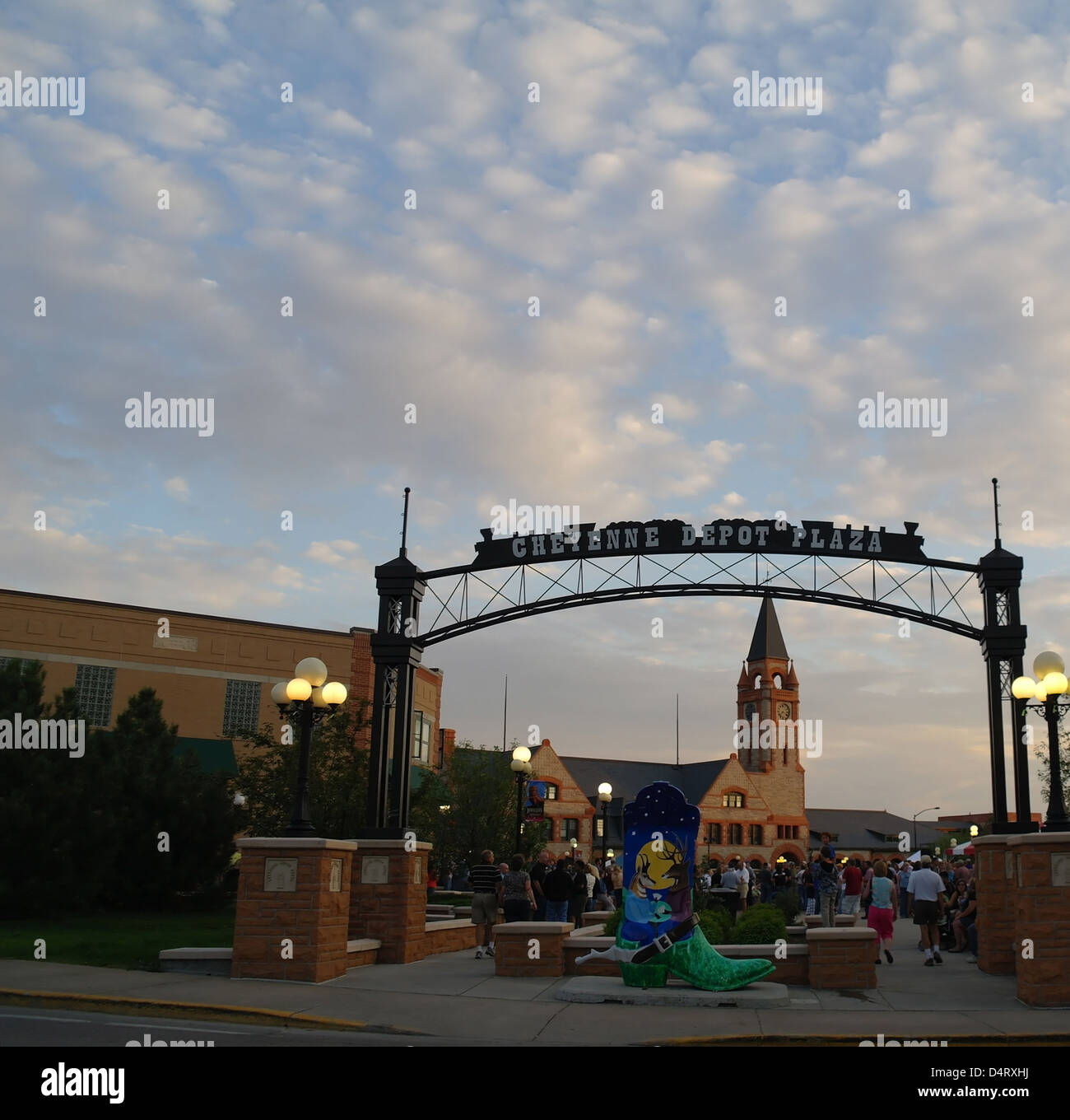 Giant cowboy boot ('Where Deer and Antelope Play'), Cheyenne Depot