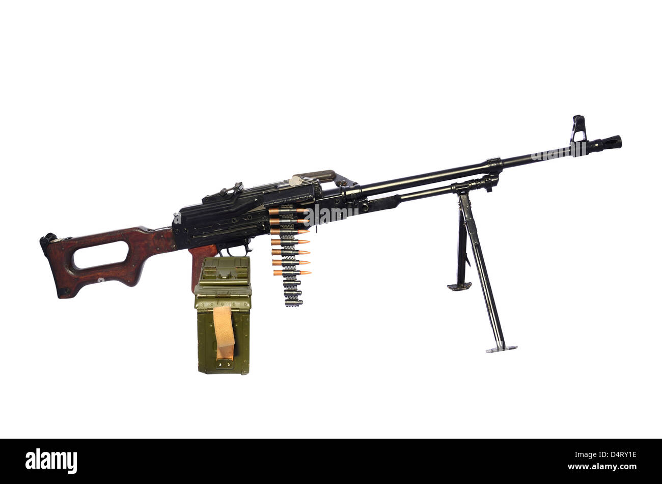 Russian 7.62mm PKM generalpurpose machine gun Stock Photo Alamy