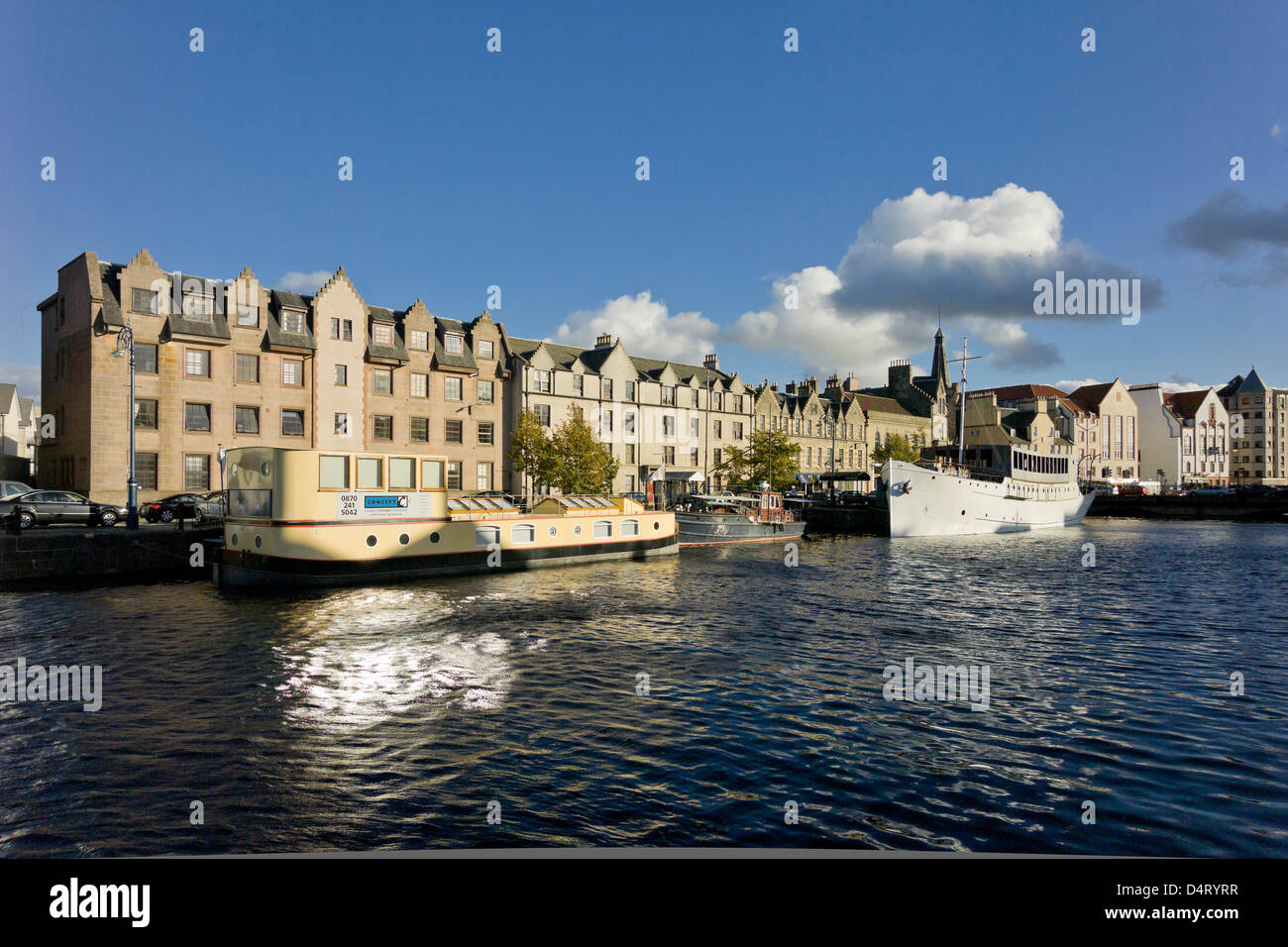 leith waterfront Stock Photo Alamy