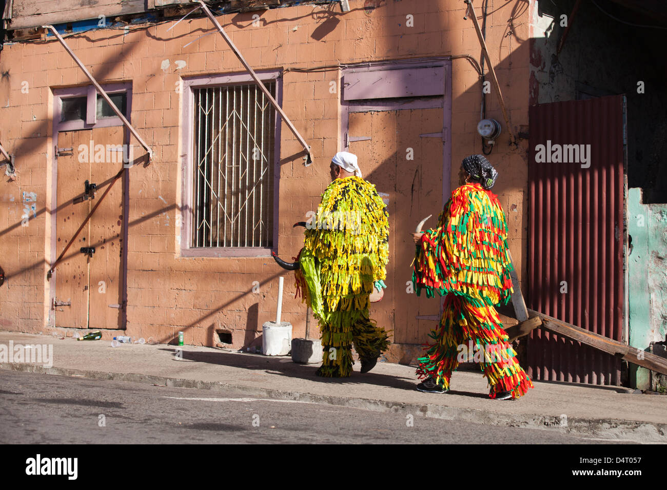 Carnival in Roseau, Dominica Stock Photo