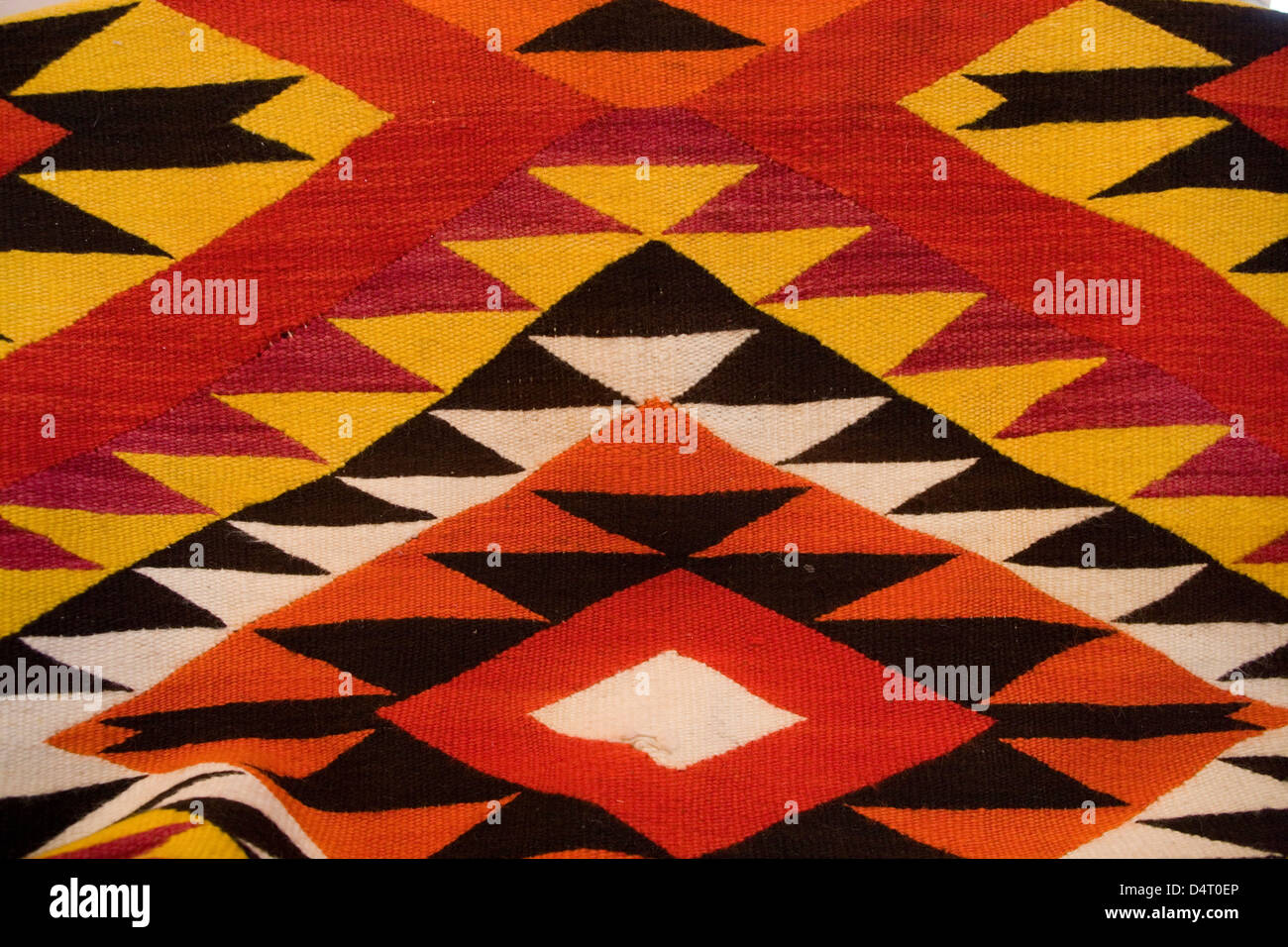 New Mexico: Native American art/blanket Stock Photo: 54616990 - Alamy