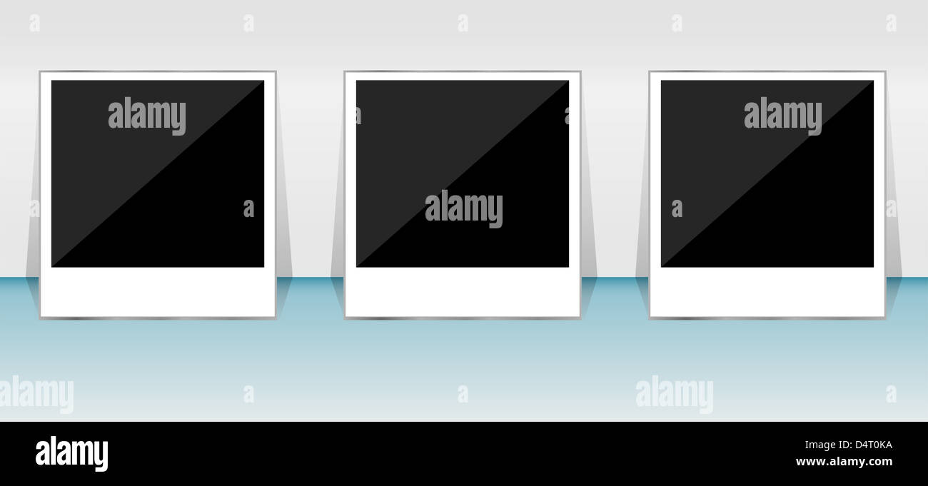 instant photo frames set Stock Photo Alamy