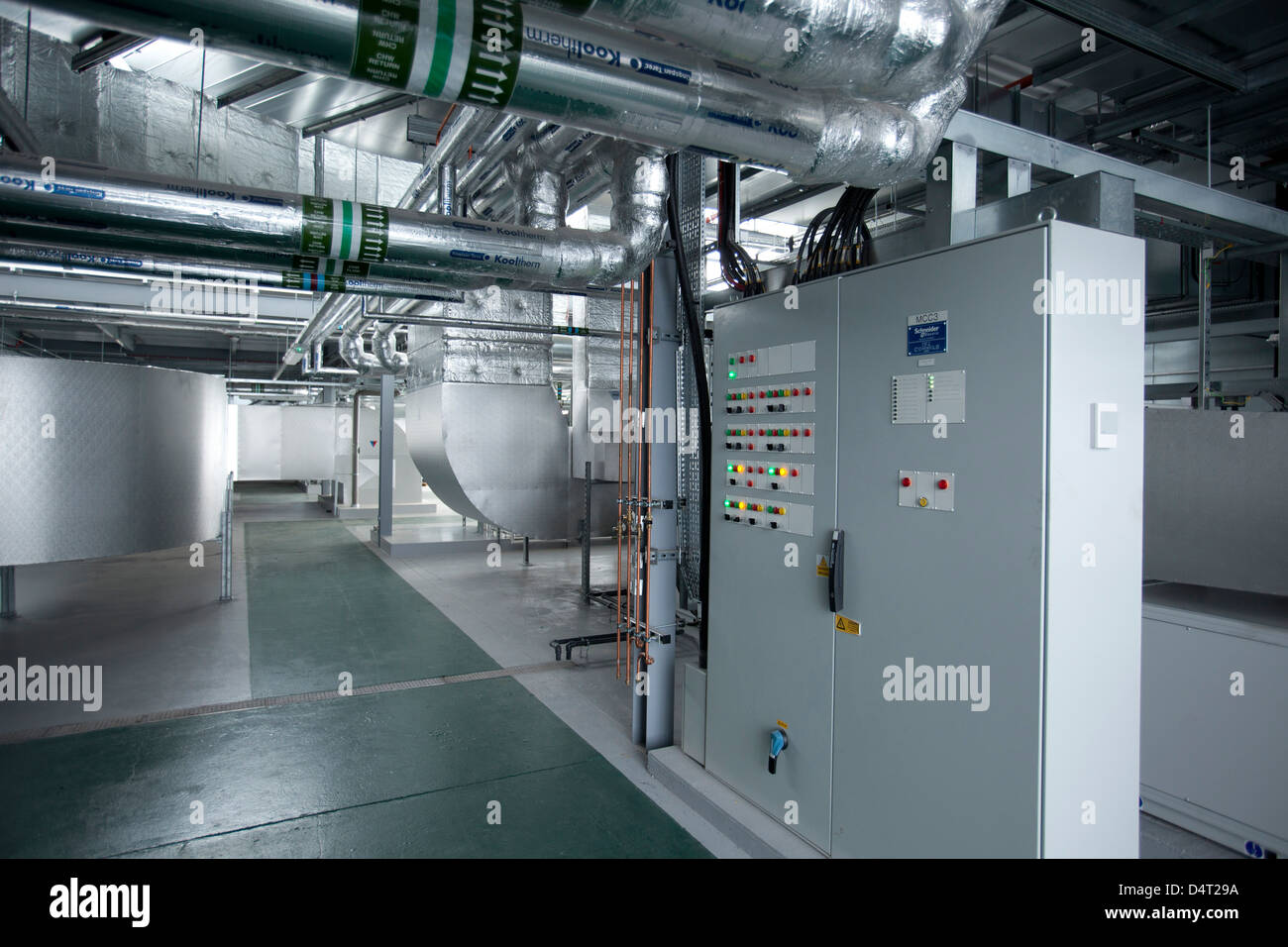 The engine power plant inside Birmingham City Council's offices in