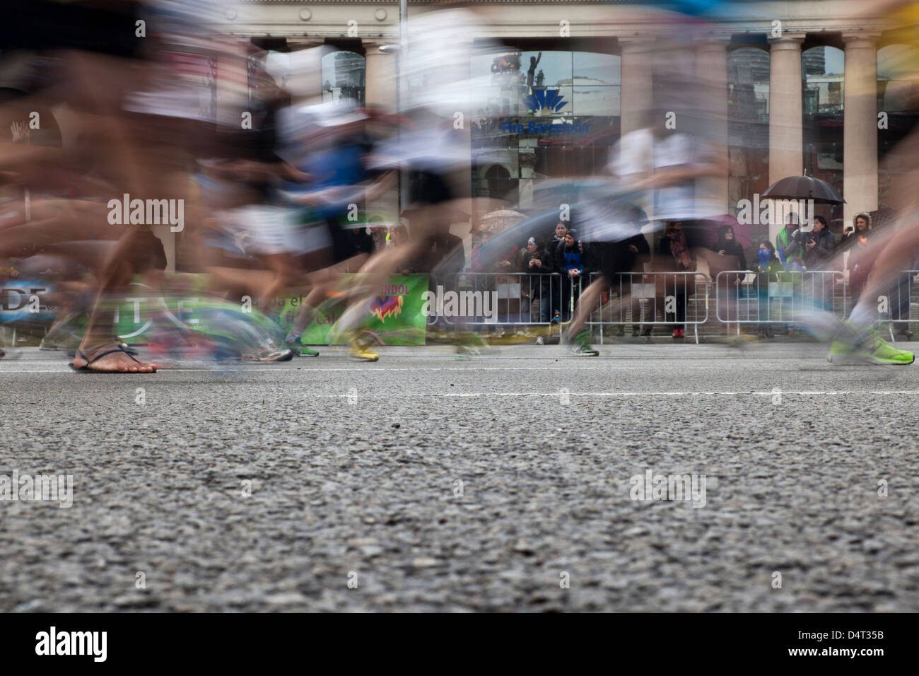 Marathon of Barcelona 2013 Stock Photo