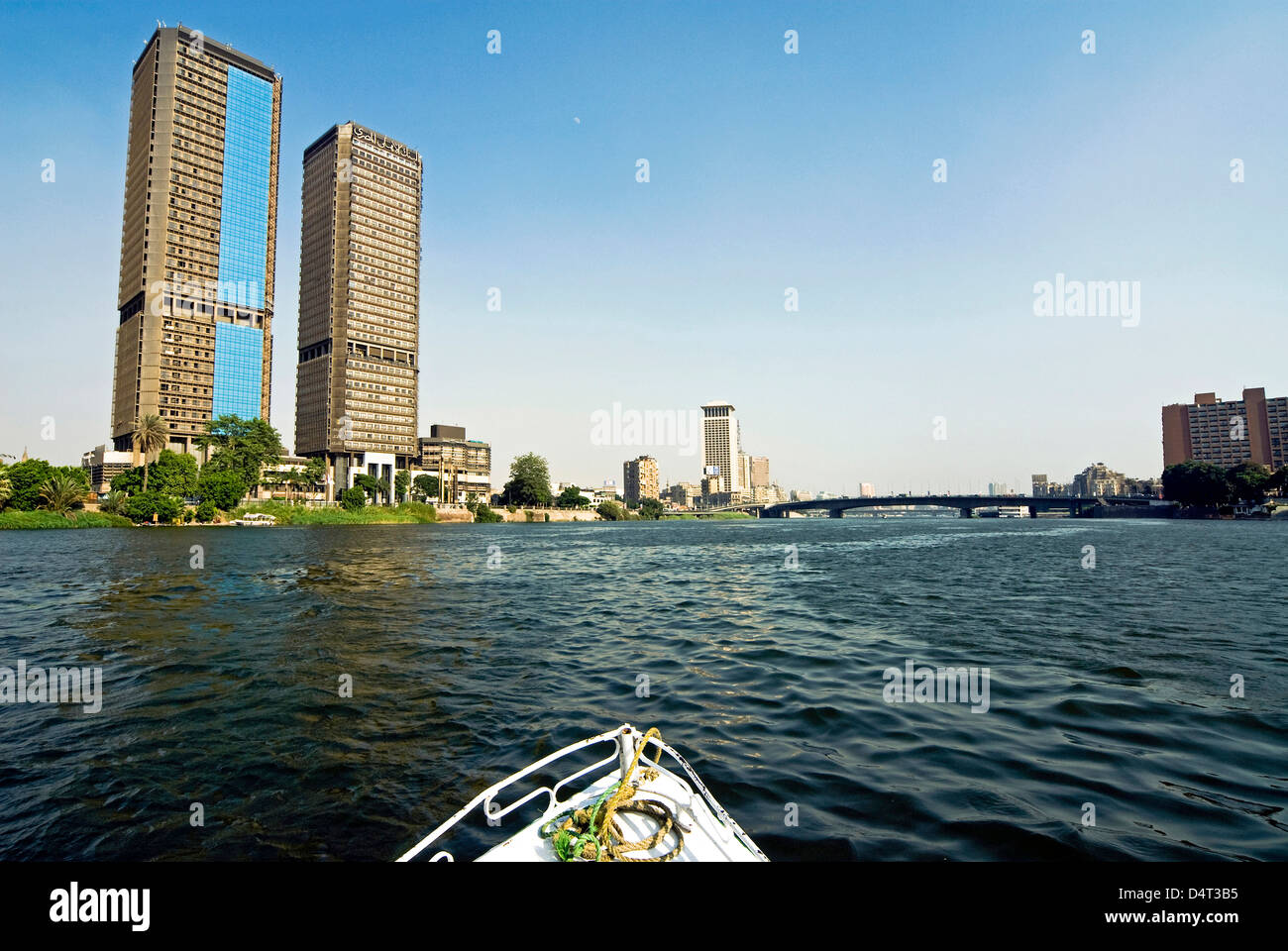 Wekalat el Balah Area, Nile River, Cairo, Egypt. Stock Photo