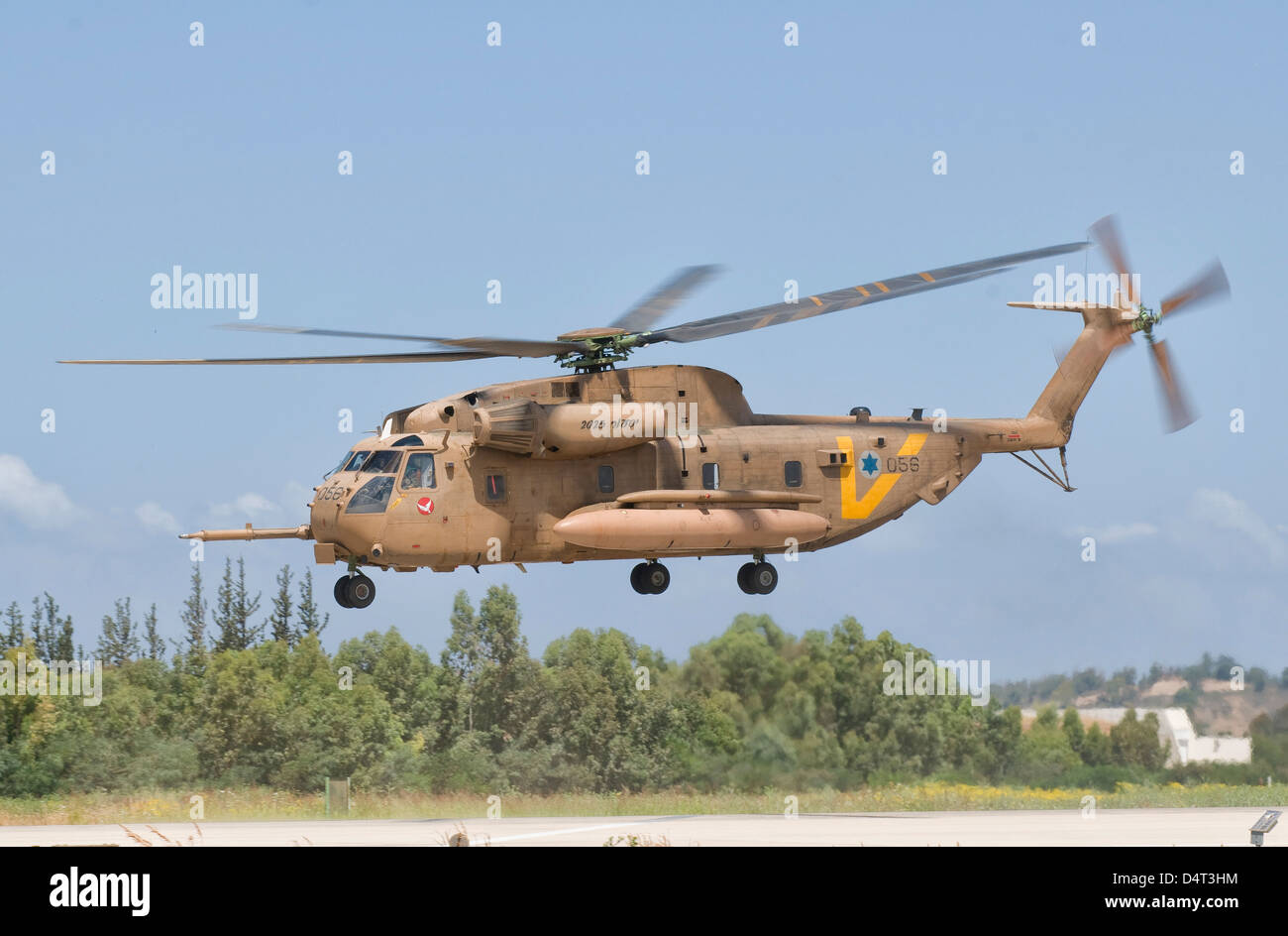 A Sikorsky CH-53 Yasur 2025 upgraded version of the Israeli Air Force. Stock Photo