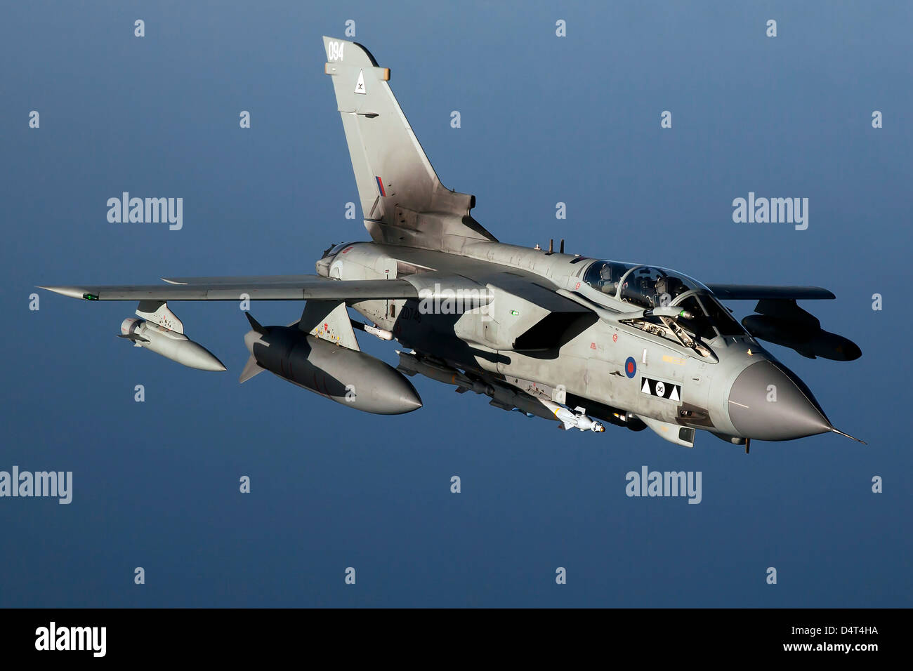 A Panavia Tornado GR4 of the Royal Air Force Stock Photo