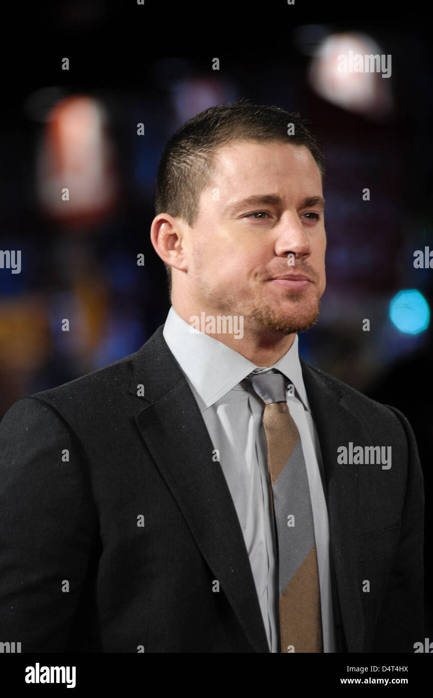 Channing Tatum attends the G.I JOE UK Premiere on 18/03/2013 at The Empire Leicester Square, London. Persons pictured: Channing Tatum, Actor. Picture by Julie Edwards Stock Photo