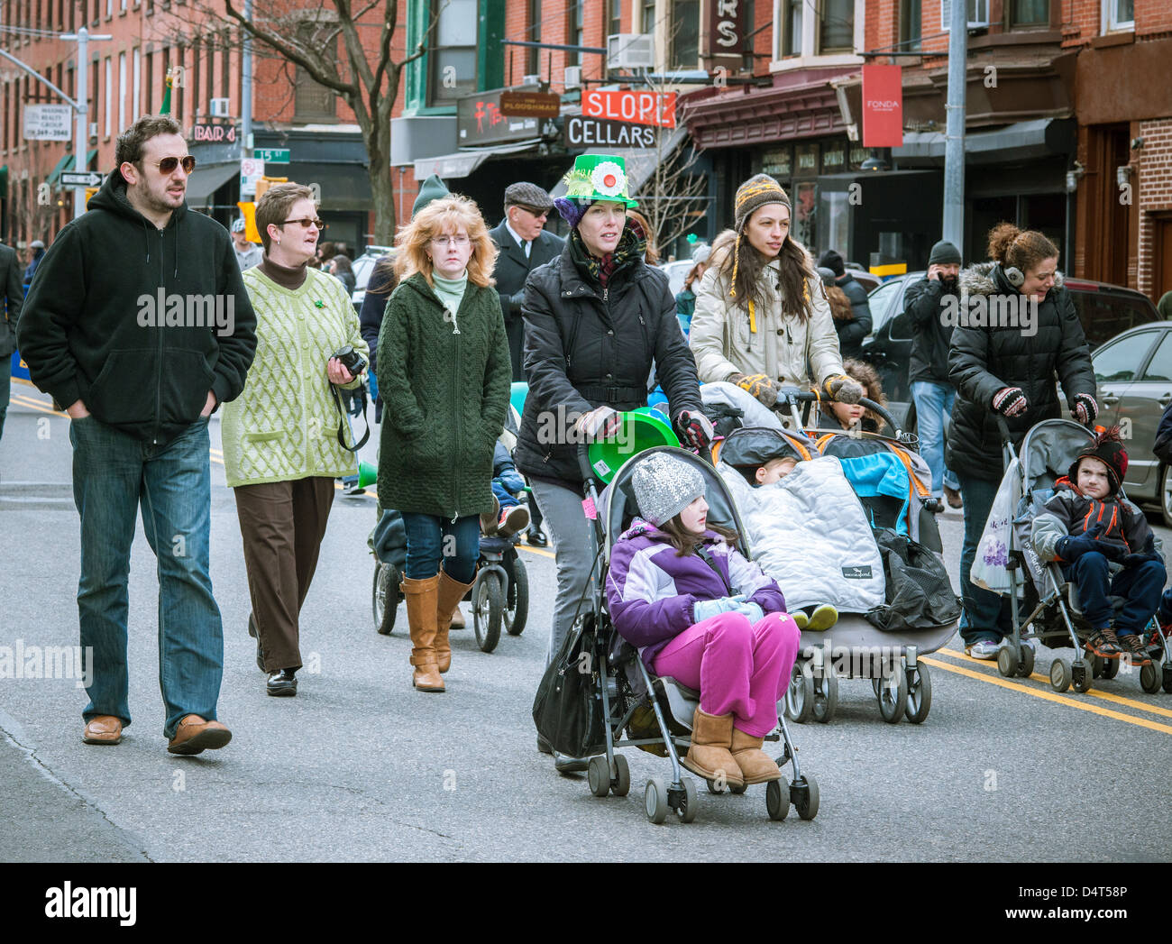St. Patrick's Day at the IrishAmerican Parade in the Park Slope