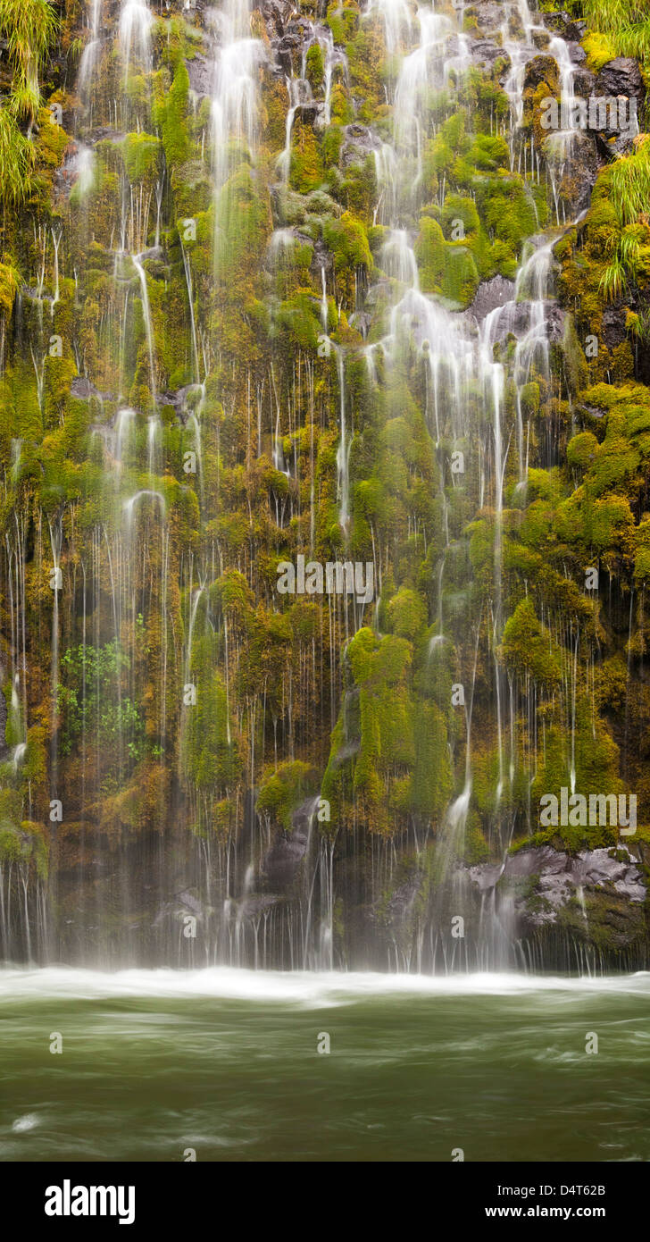 Mossbrae Falls, Dunsmuir, California Stock Photo Alamy