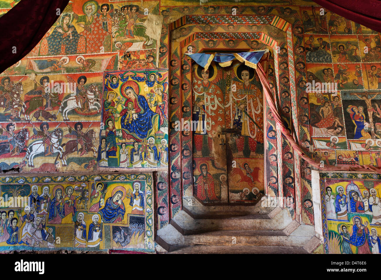 Ura Kidane Meret monastery, Lake Tana, Ethiopia Stock Photo