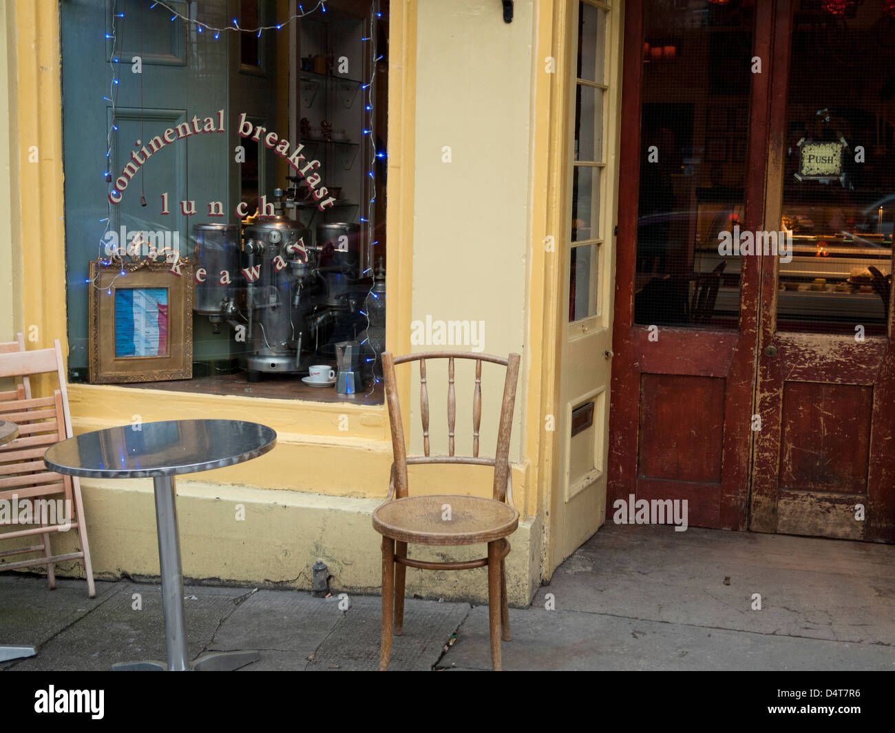 continental cafe style stockbridge Stock Photo