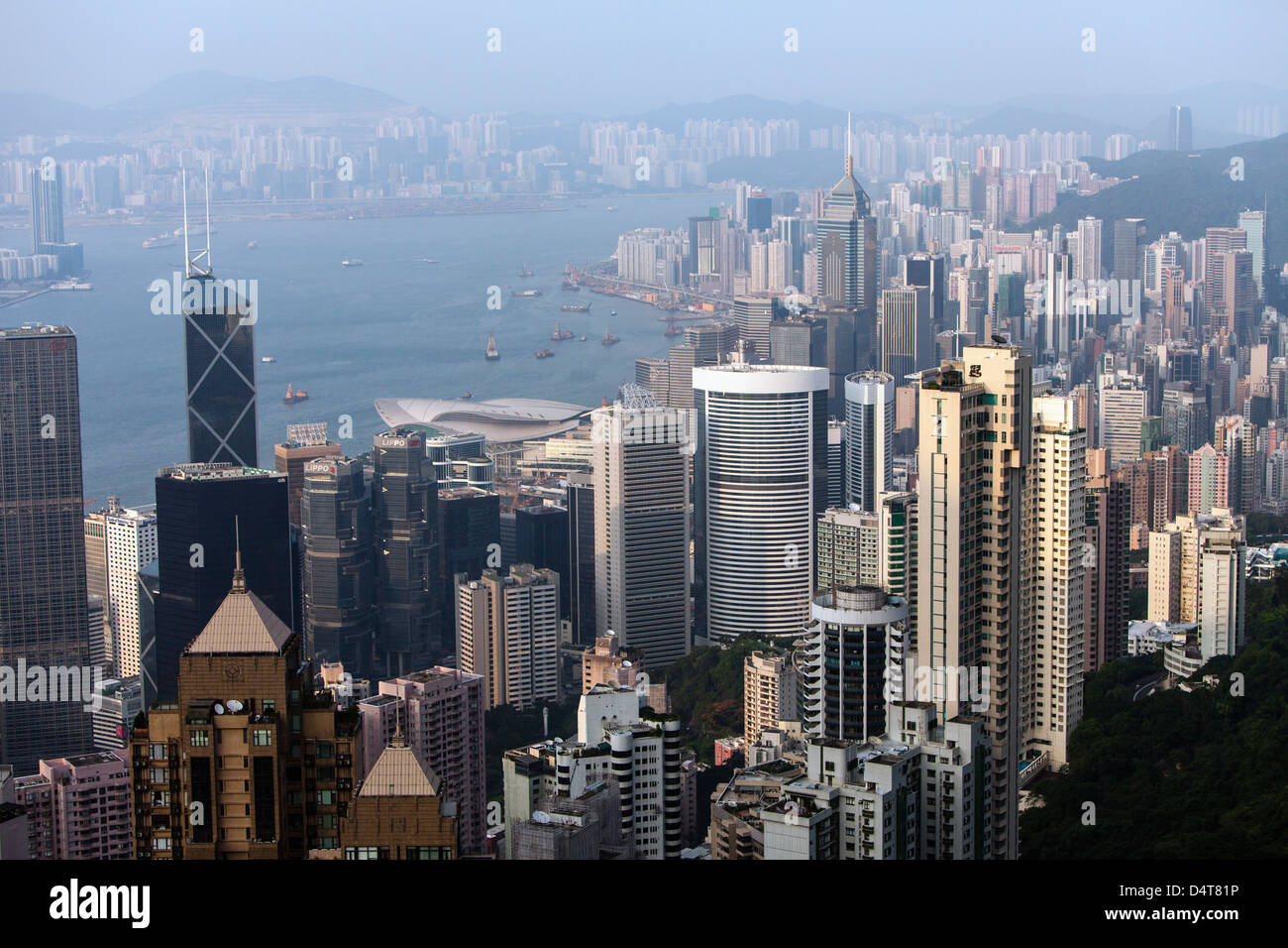 Victoria Peak Hong Kong Harbor