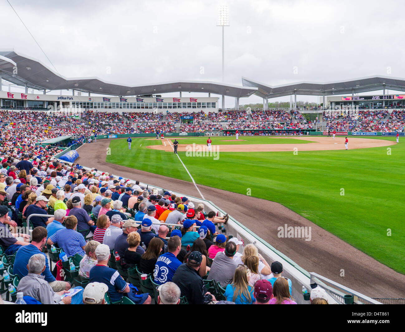 JetBlue Park at Fenway South ballpark home of Boston Red Sox spring  training baseball games in Fort Myers Florida Stock Photo - Alamy