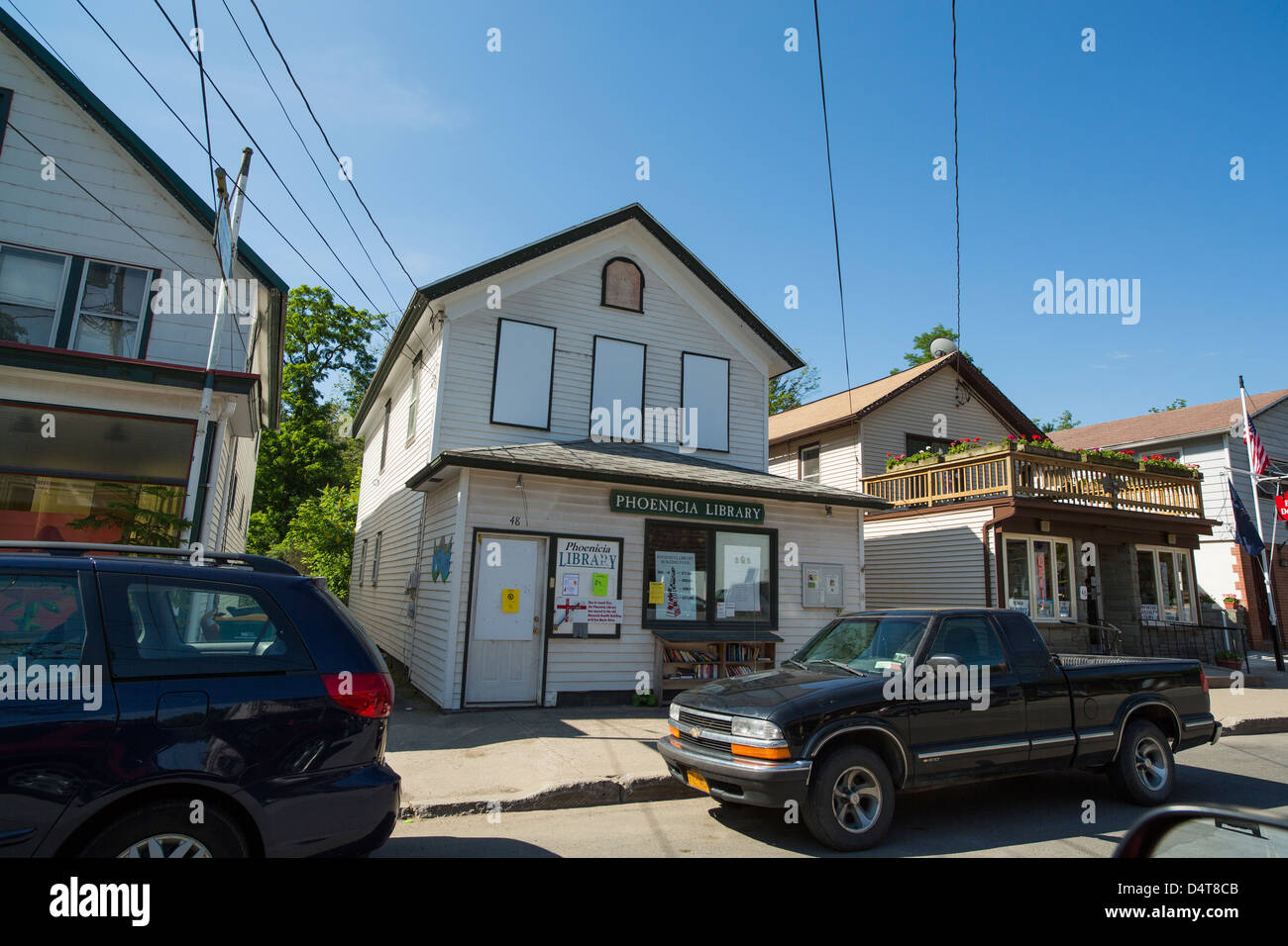 Phoenicia, Catskills, New York street view Stock Photo Alamy