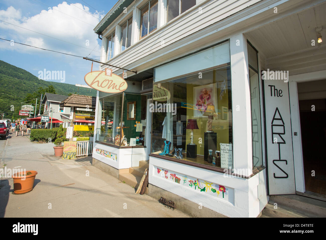 Phoenicia, Catskills, New York street view Stock Photo Alamy
