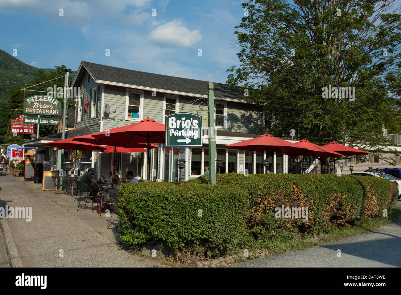 Phoenicia, Catskills, New York street view Stock Photo Alamy