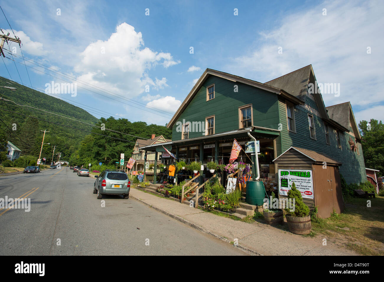 Phoenicia, Catskills, New York street view Stock Photo Alamy