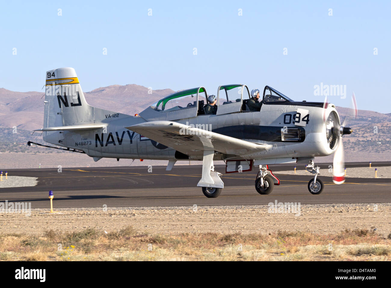 North American Aviation T-28 Trojan advanced trainer. Stock Photo