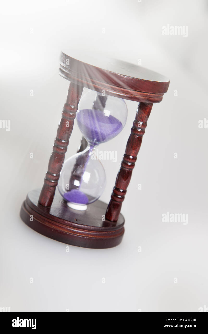 Egg timer with flare Stock Photo