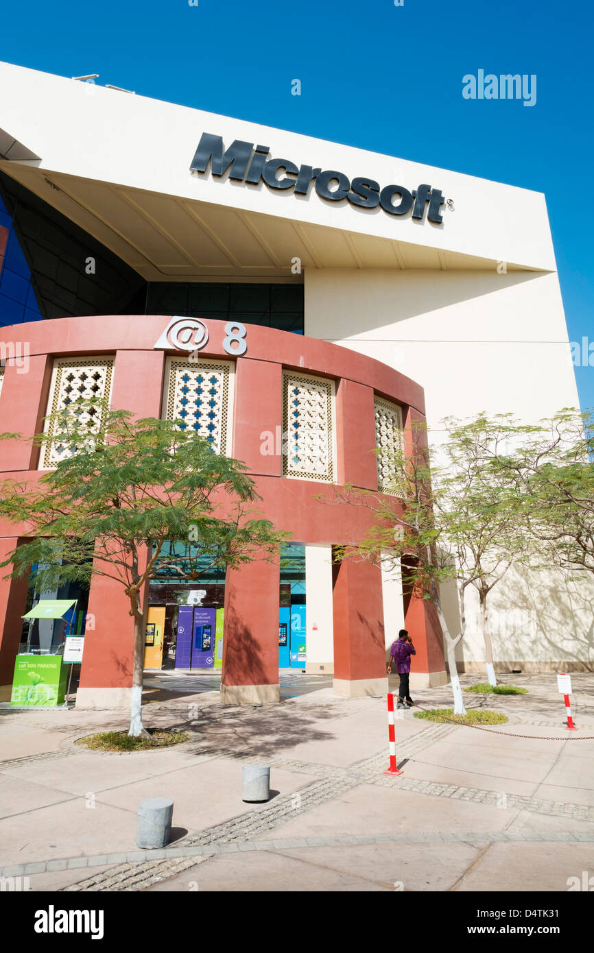 Microsoft office building at Dubai City in United Arab
